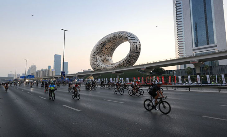 انطلاق "تحدي دبي للدراجات الهوائية" بمشاركة أكثر من 40 ألف مشارك